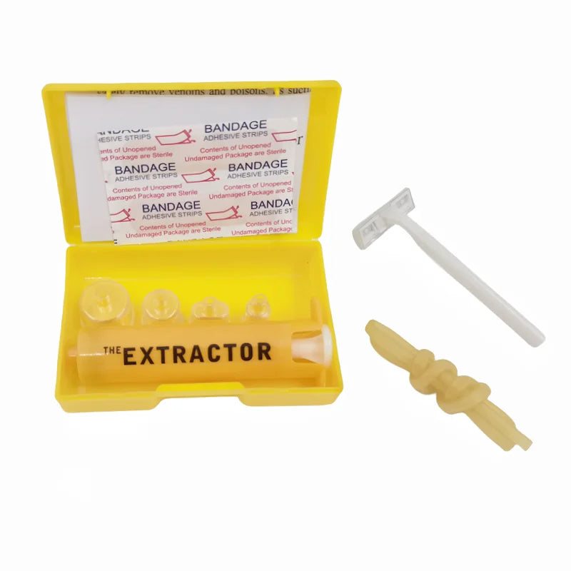 Venom Extractor Kit: Snake & Insect Bite First Aid Vacuum Pump for Outdoor Emergencies