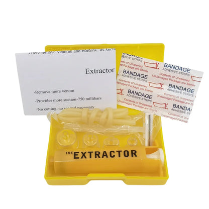 Venom Extractor Kit: Snake & Insect Bite First Aid Vacuum Pump for Outdoor Emergencies