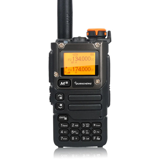 Quansheng UV-K5(8) Walkie Talkie: Multi-Band 136-600MHz, Air Band Rx, DTMF Scrambler, Frequency Scan, FM Radio