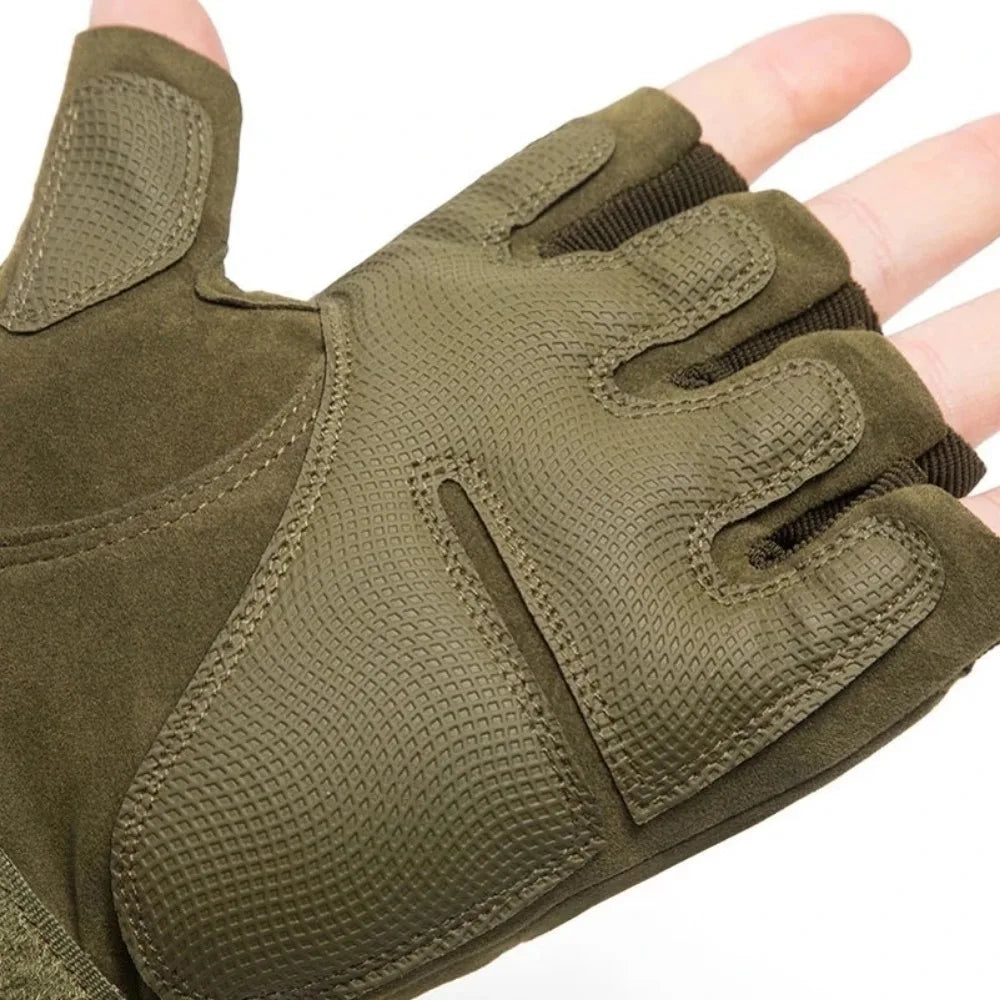 Tactical Gloves: Half and Full Finger Options for Paintball, Airsoft, and Cycling, Anti-Skid Protective Gear